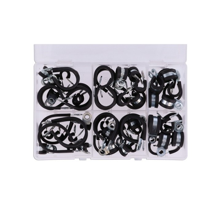 Assortiment P Clips - leidingbeugels 60-delig