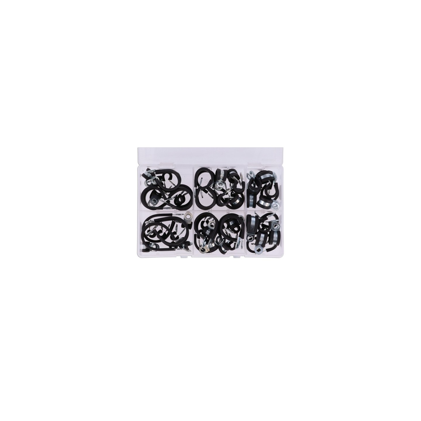 Assortiment P Clips - leidingbeugels 60-delig