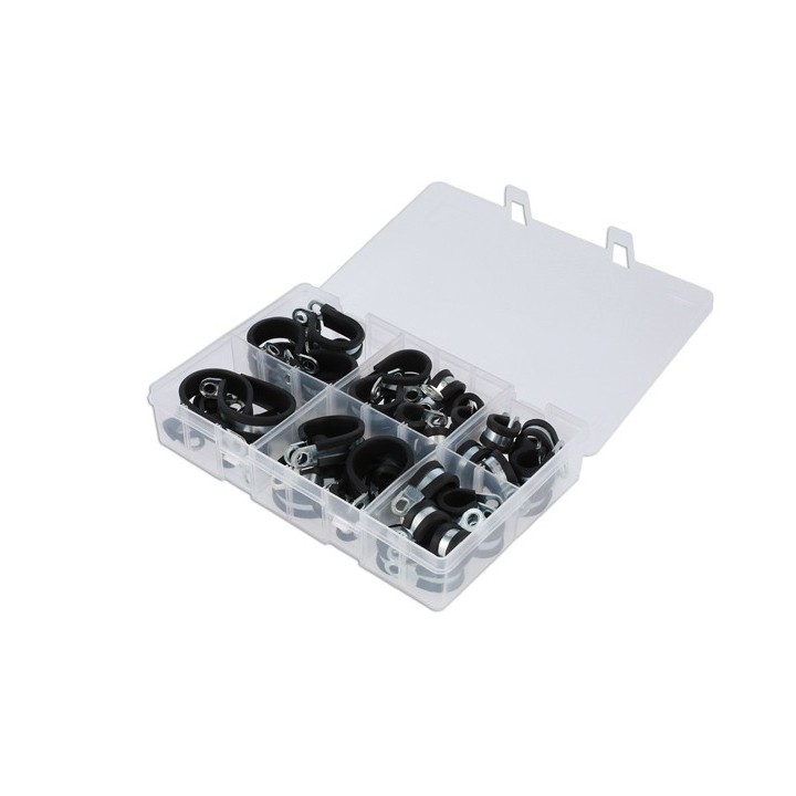 Assortiment P Clips - leidingbeugels 60-delig