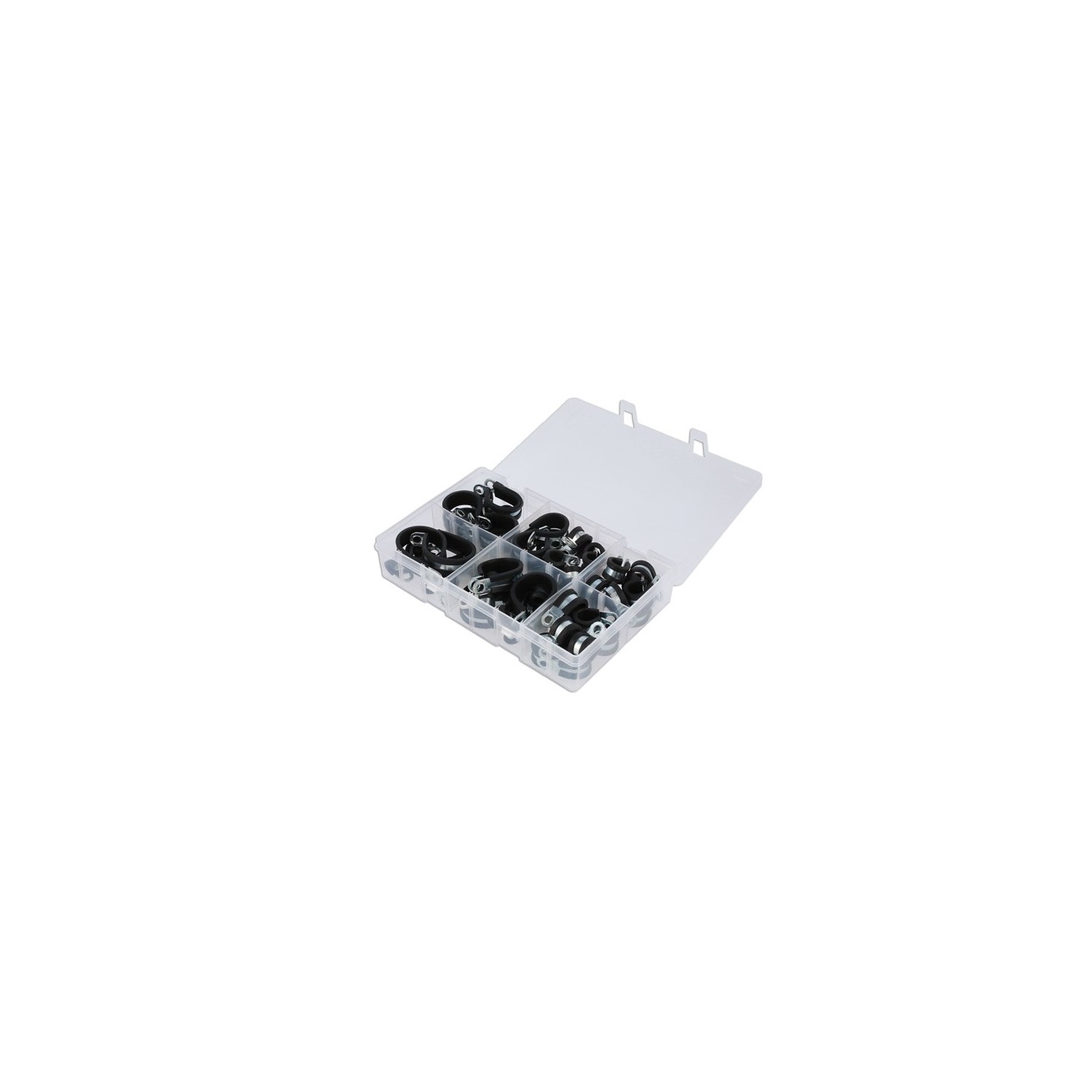 Assortiment P Clips - leidingbeugels 60-delig