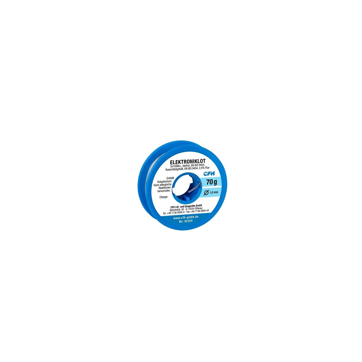 CFH EL 324 Elektronicasoldeer - Ø1 mm, 70 gram - 52324