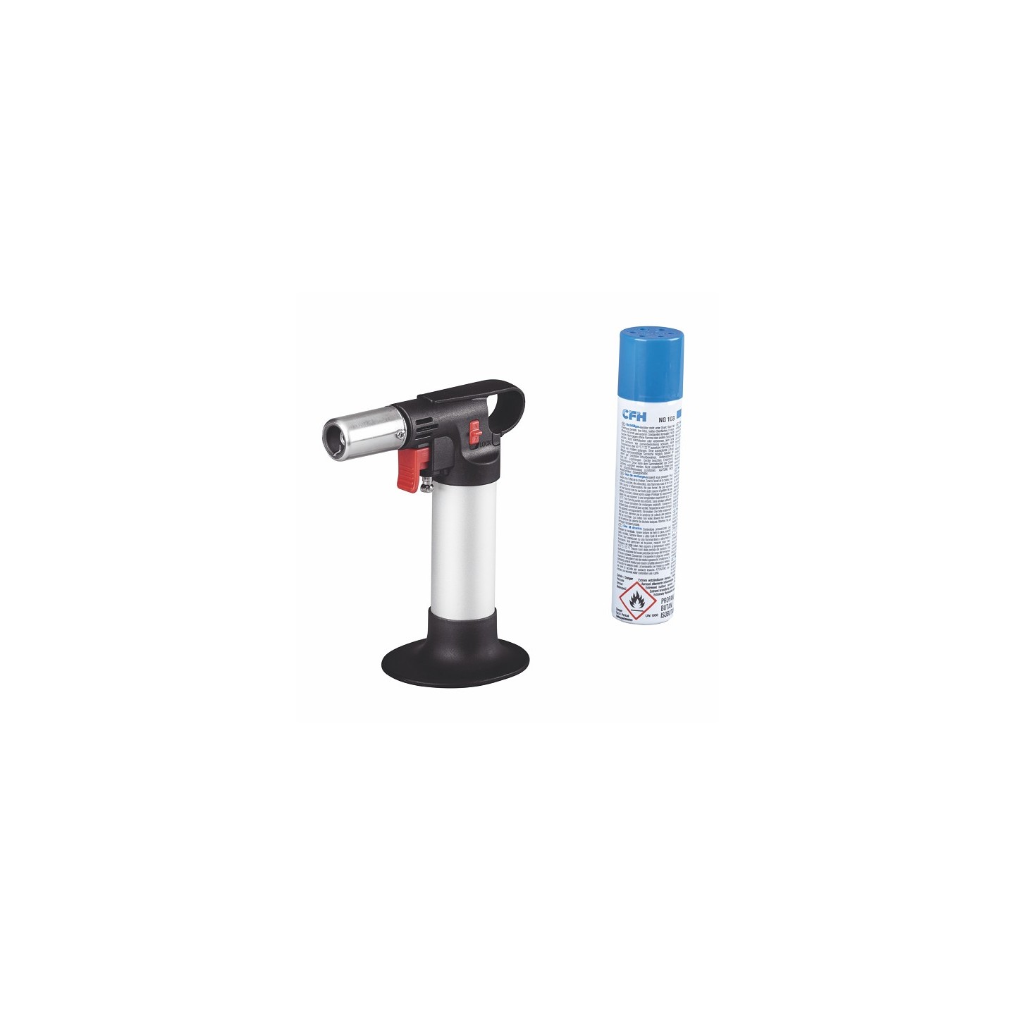 Universele brander met vulling - piezo - CFH KB 80