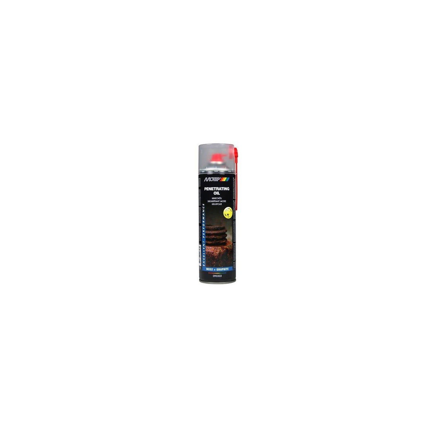 Motip Kruipolie - grafiet / zwart - 500 ml - 090303
