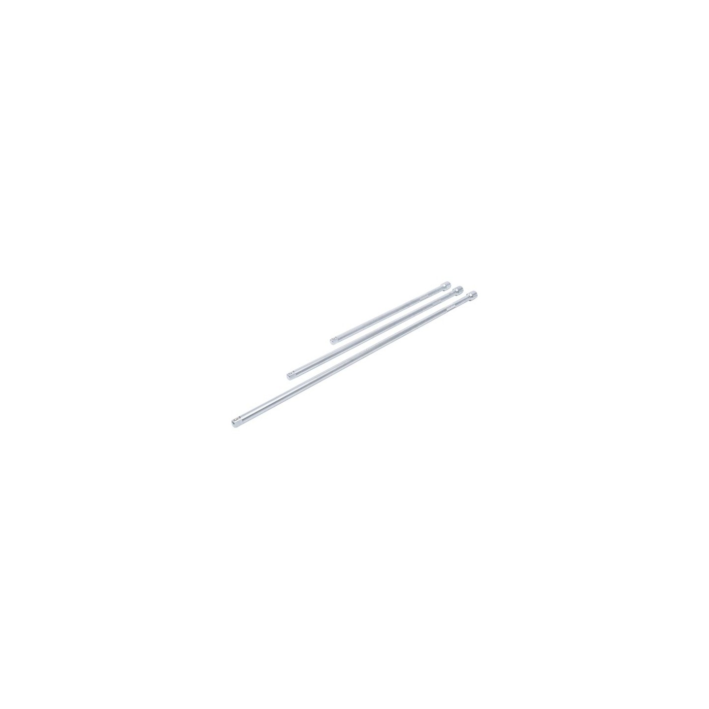 Verlengstukset 12,5 mm (1/2") 450 / 600 / 750 mm 3-dlg BGS