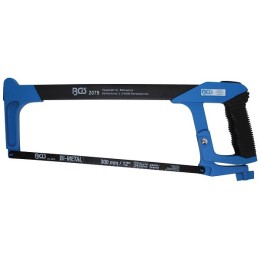 Beugelzaag / IJzerzaag Pro, incl. HSS zaagblad 300 mm - BGS 2079