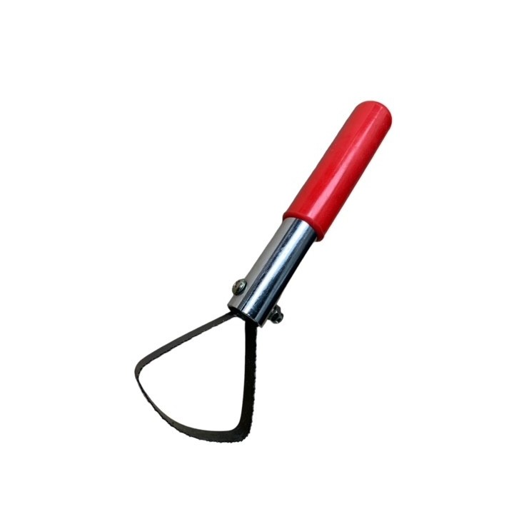 Rubberschraper met kartelmes