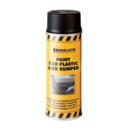 Kunststof en bumper spray Zwart spuitbus 400 ml - Chameleon