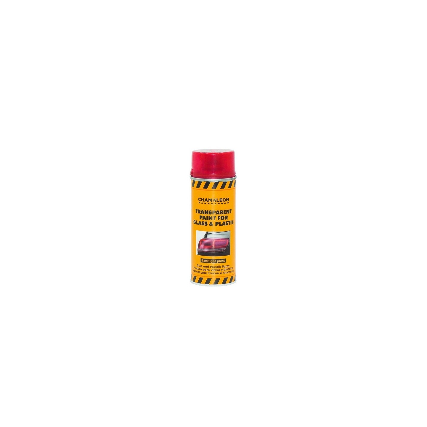 Transparant rood voor glas en kunststof spuitbus 400 ml - Chameleon