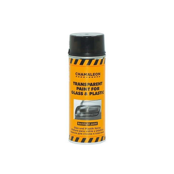 Transparant zwart voor glas en kunststof spuitbus 400 ml - Chameleon