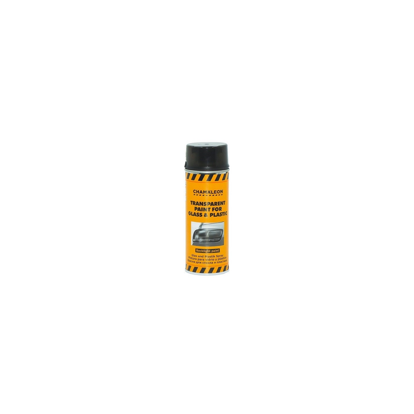 Transparant zwart voor glas en kunststof spuitbus 400 ml - Chameleon