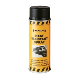 Hittebestendige lak 650°C zwart spuitbus 400 ml - Chameleon