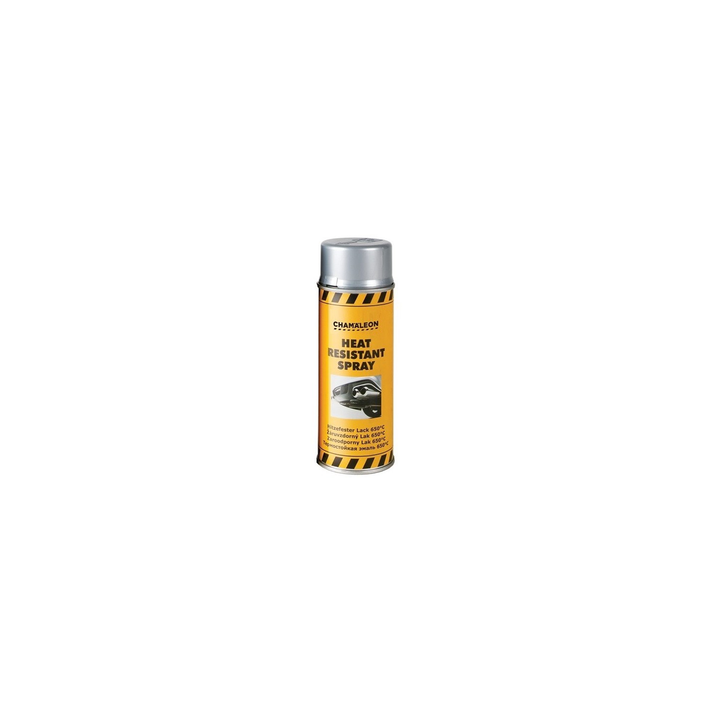 Hittebestendige lak 650°C zilver spuitbus 400 ml - Chameleon