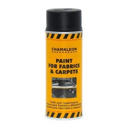 Verf voor stof en tapijt zwart spuitbus 400 ml - Chameleon