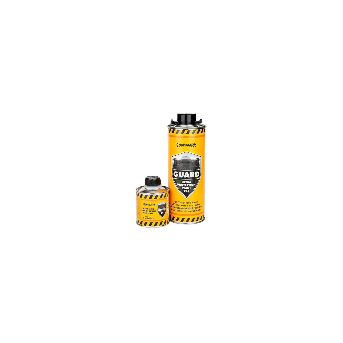 Bedliner Guard 2K zwart set 1 liter - Chameleon