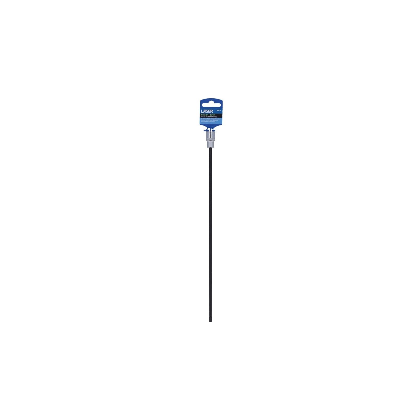 Zeskantbit 6mm 3/8" 355mm lang Laser Tools 6063