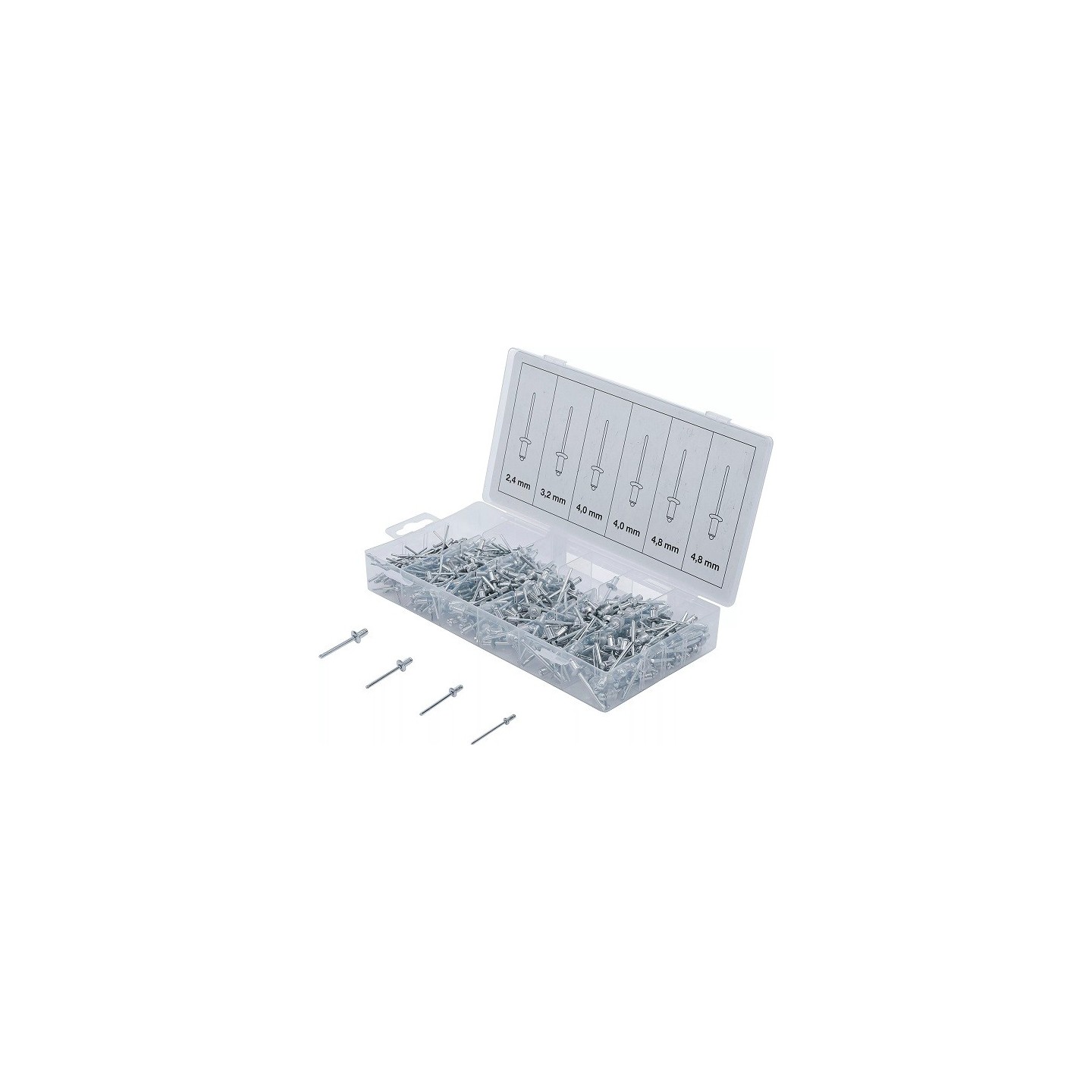 Popnageltang met 60 popnagels