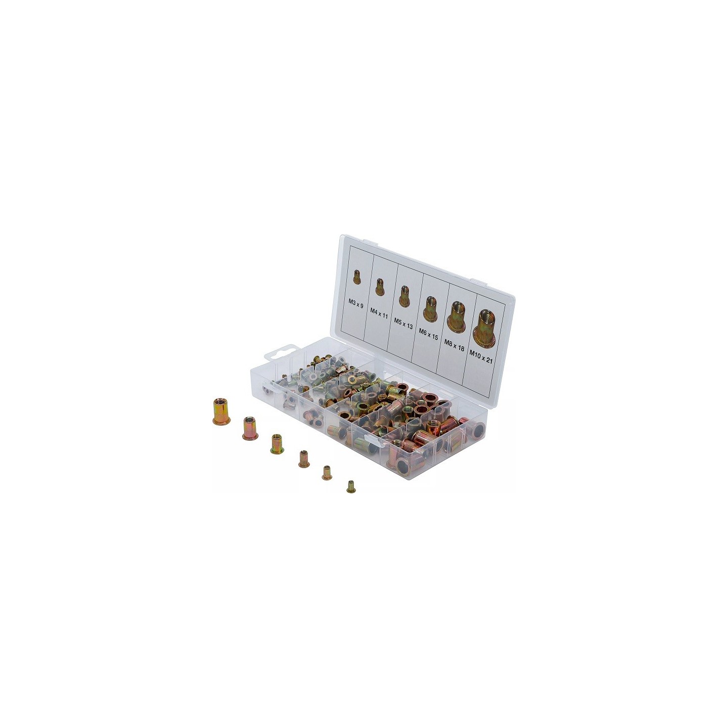 Popnageltang met 60 popnagels