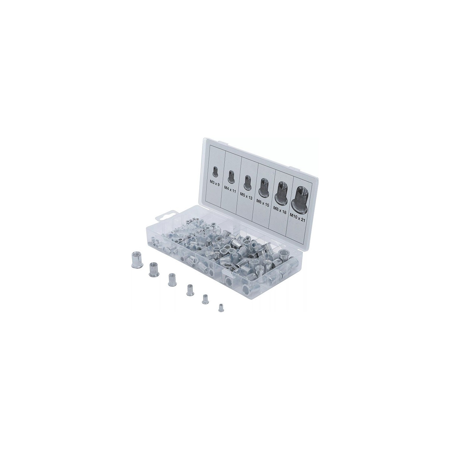 Popnageltang met 60 popnagels
