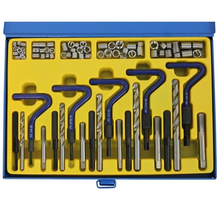 Schroefdraad reparatieset INCH UNC 80-delig