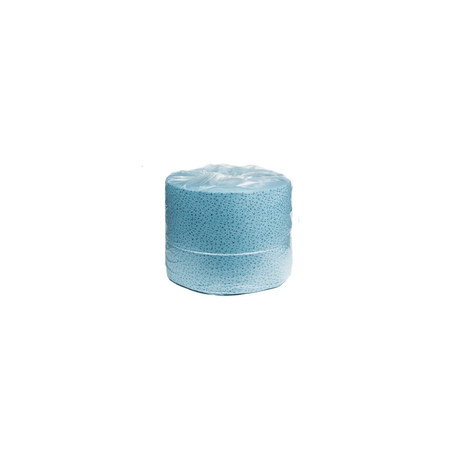 Poetspapier blauw - dubbel laags 1 rol