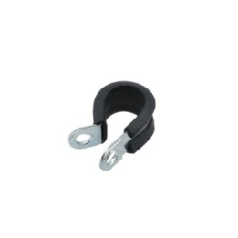 Rubber Gevoerde P Clips 19 mm 10st