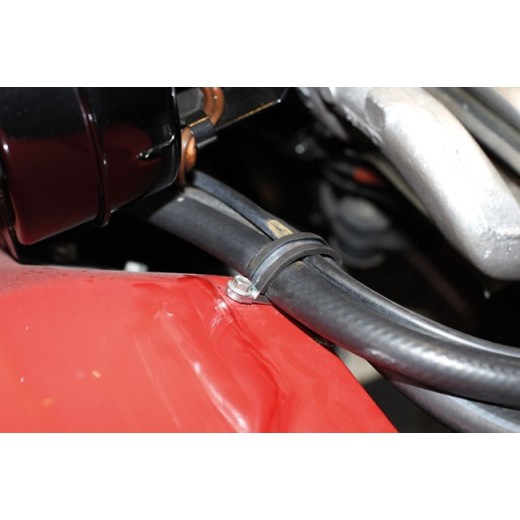 Rubber Gevoerde P Clips 21 mm 10st