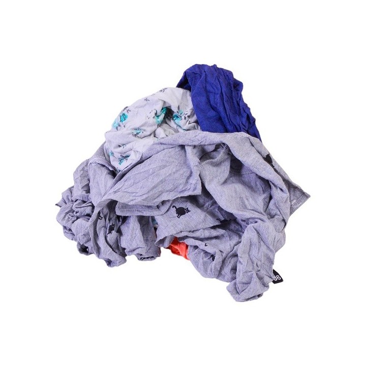 Poetspapier blauw - dubbel laags 1 rol