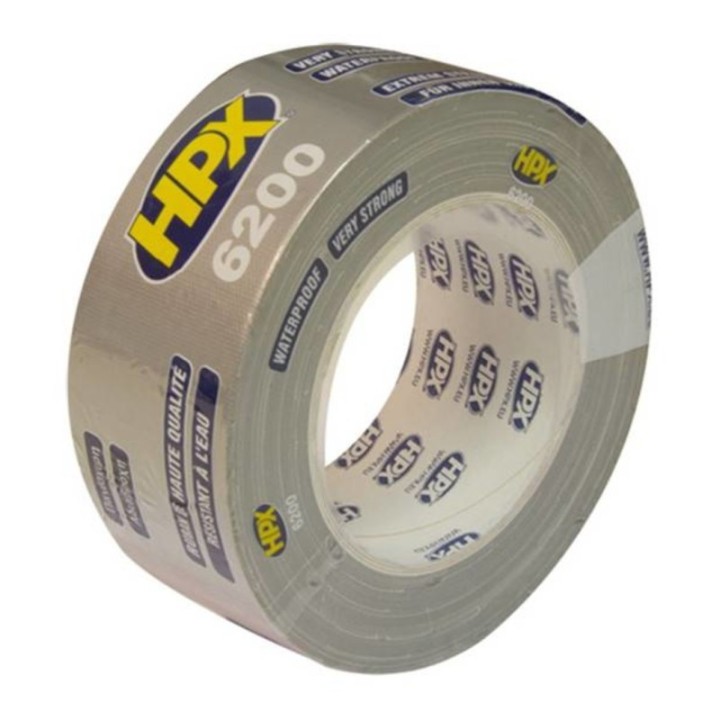 Ducttape, Gaffa tape, Power tape 50mm x 50 mtr zwart