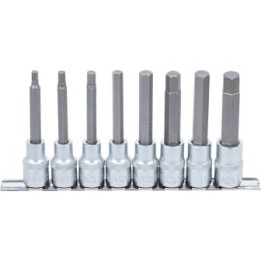 Doppenset 1/2" 9-delig LANGE UITVOERING